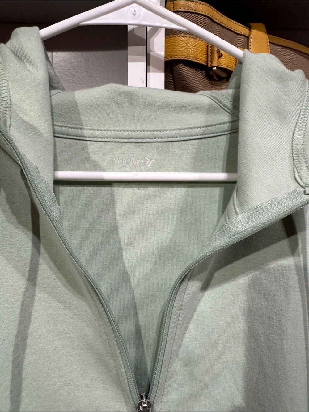 0028 Old Navy Mint Green Zip-Up Hoodie